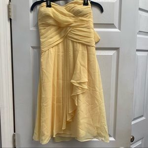 Yellow David’s bridal dress